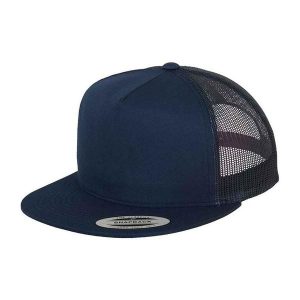 Klasyczna Czapka Z Daszkiem. Szare czapki FLEXFIT, bez wzorów, z bawełny, klasyczne. Za 59,99 zł.