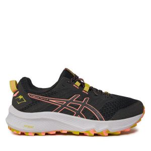 Buty do biegania Asics. Czarne buty sportowe ASICS, bez wzorów, bez zapięcia, do biegania. Za 369,99 zł.