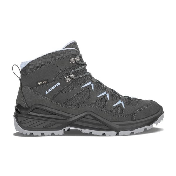 Buty trekkingowe damskie Lowa Sirkos Evo Mid Gtx. Czarne buty trekkingowe Lowa, z materiału, bez zapięcia. Za 769,00 zł.