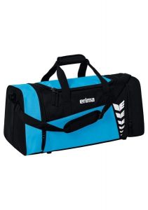 Torba sportowa Erima Six Wings. Czarne torby podróżne i sportowe Erima, bez wzorów, z poliesteru, na ramię. Za 125,50 zł.