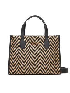 Guess Torebka HWCV86 65220 Beżowy. Brązowe shopper bag Guess, z aplikacjami, ze skóry, bez dodatków. Za 359,99 zł.