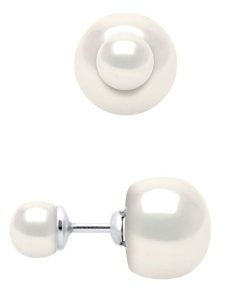 Pearline Kolczyki-wkrętki w kolorze białym z perłami rozmiar: onesize. Białe kolczyki Pearline, z perłą, srebrne. Za 361,99 zł.
