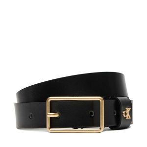 Pasek Damski Calvin Klein. Czarne paski Calvin Klein, bez wzorów. Za 179,99 zł.