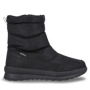 Śniegowce Whistler. Czarne buty zimowe WHISTLER, bez obcasa, bez zapięcia. Za 429,99 zł.