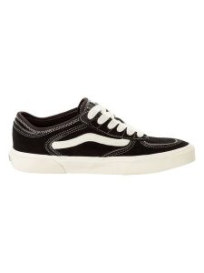 Vans Skórzane sneakersy "Rowley Classic" w kolorze czarnym rozmiar: 36. Czarne trampki Vans, bez wzorów, bez zapięcia. Za 228,38 zł.