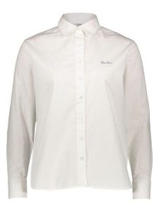 Pepe Jeans Koszula w kolorze białym rozmiar: S. Białe koszule Pepe Jeans, s, bez wzorów, z bawełny, bez kołnierzyka, bez ramiączek. Za 122,38 zł.
