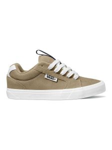 Vans Skórzane sneakersy "Chukka Push" w kolorze beżowym rozmiar: 35. Brązowe trampki Vans, bez wzorów, bez zapięcia. Za 149,31 zł.