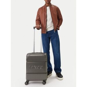 Walizka kabinowa MEXX. Szare walizki Mexx, bez wzorów. Za 299,99 zł.