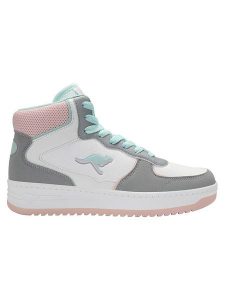 Kangaroos Sneakersy "K-Top Dora" w kolorze turkusowo-szaro-białym rozmiar: 36. Białe trampki KangaROOS, bez wzorów, za kostkę, bez zapięcia. Za 132,05 zł.