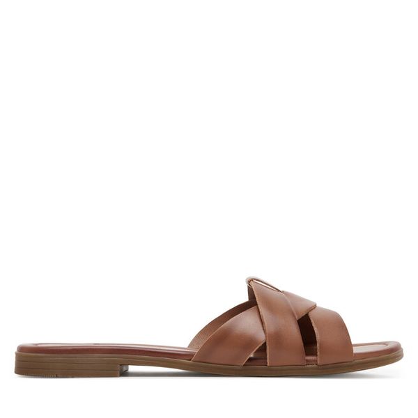 Klapki Lasocki. Brązowe klapki Lasocki, bez wzorów, bez obcasa. Za 139,99 zł.