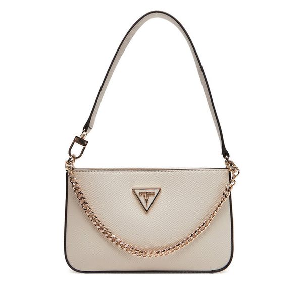 Torebka Guess. Brązowe kuferki Guess, z aplikacjami, bez dodatków. Za 380,99 zł.