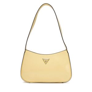 Torebka Guess. Żółte torebki klasyczne Guess, z aplikacjami, bez dodatków. Za 379,99 zł.