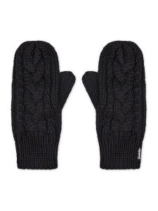 Eisbär Rękawiczki Damskie Afra Mittens 80135 Czarny. Czarne rękawiczki Eisbar, bez wzorów, z dzianiny. Za 179,99 zł.