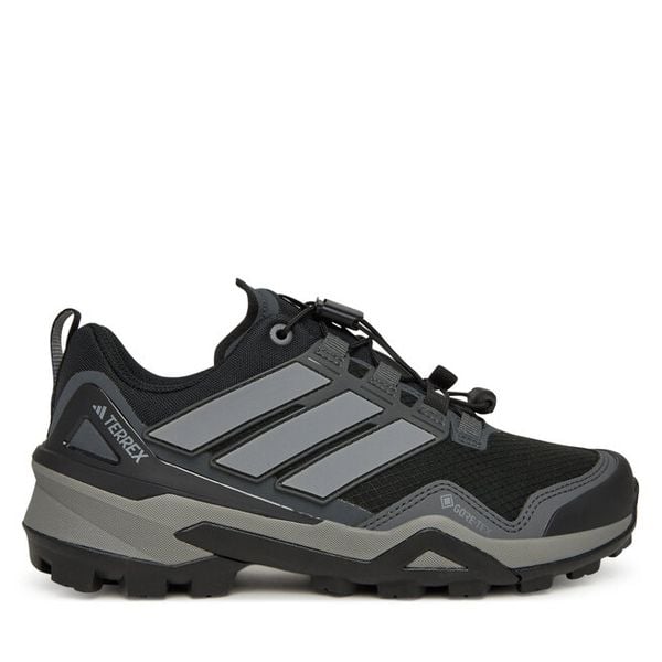 Trekkingi adidas. Czarne buty sportowe ADIDAS, bez wzorów, z gore-texu, bez zapięcia, trekkingowe, Adidas Terrex, gore-tex. Za 499,99 zł.