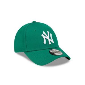Damska czapka z daszkiem New York Yankees New Era League Essential 9FORTY. Białe czapki New Era, bez wzorów, z bawełny, eleganckie. Za 119,99 zł.