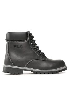 Fila Trapery Maveric Mid Wmn FFW0219.83052 Czarny. Czarne botki Fila, ze skóry, bez obcasa, bez zapięcia. Za 339,99 zł.