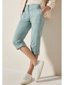 Cecil Rybaczki w kolorze błękitnym rozmiar: W26/L22. Niebieskie szorty Cecil, bez wzorów. Za 82,83 zł.