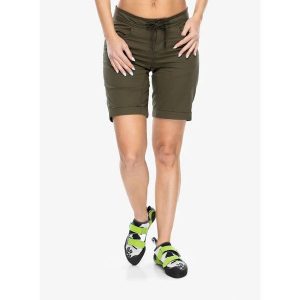 Spodenki wspinaczkowe damskie Black Diamond Credo Shorts. Zielone szorty Black Diamond, bez wzorów, sportowe. Za 119,99 zł.