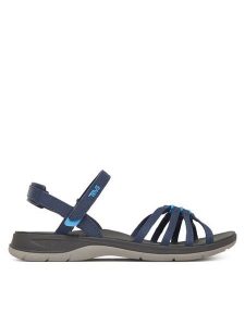Teva Sandały Tirratraveler 1166130 Granatowy. Niebieskie sandały Teva, bez wzorów, z materiału, bez obcasa, na płaskiej podeszwie, bez zapięcia. Za 399,99 zł.