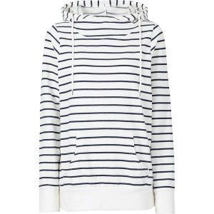 Bluza z kapturem. Białe bluzy bonprix, bez wzorów, z kapturem. Za 104,99 zł.
