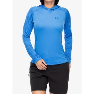 Bluza termoaktywna damska Helly Hansen LIFA Active Solen GR Hoodie. Niebieskie bluzy Helly Hansen, s, bez wzorów, bez kaptura. Za 314,99 zł.
