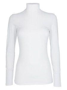 COTONELLA Koszulka w kolorze białym rozmiar: M. Białe bluzki COTONELLA, m, bez wzorów, bez kołnierzyka, bez ramiączek. Za 52,42 zł.