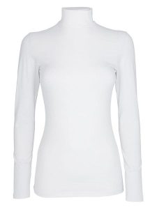 COTONELLA Koszulka w kolorze białym rozmiar: XXL. Białe bluzki COTONELLA, xxl, bez wzorów, bez kołnierzyka, bez ramiączek. Za 39,21 zł.