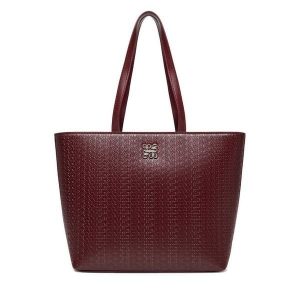 Torebka Nine West. Czerwone shopper bag Nine West, bez wzorów, bez dodatków. Za 269,99 zł.