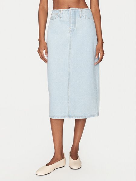 2NDDAY Spódnica jeansowa Donatello 2251729964 Niebieski Regular Fit. Niebieskie spódnice 2NDDAY, bez wzorów, z bawełny. Za 319,99 zł.