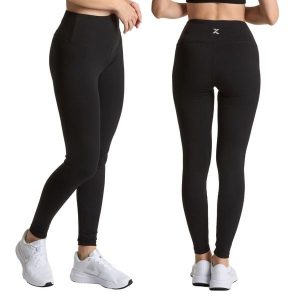 Legginsy damskie XTREXO Trexi Leggings. Czarne legginsy XTREXO, bez wzorów. Za 53,99 zł.