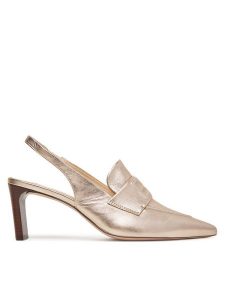 HÖGL Półbuty Gwen 9-106821 Złoty. Żółte czółenka HÖGL, bez wzorów, ze skóry, bez obcasa, na obcasie, bez zapięcia. Za 499,99 zł.