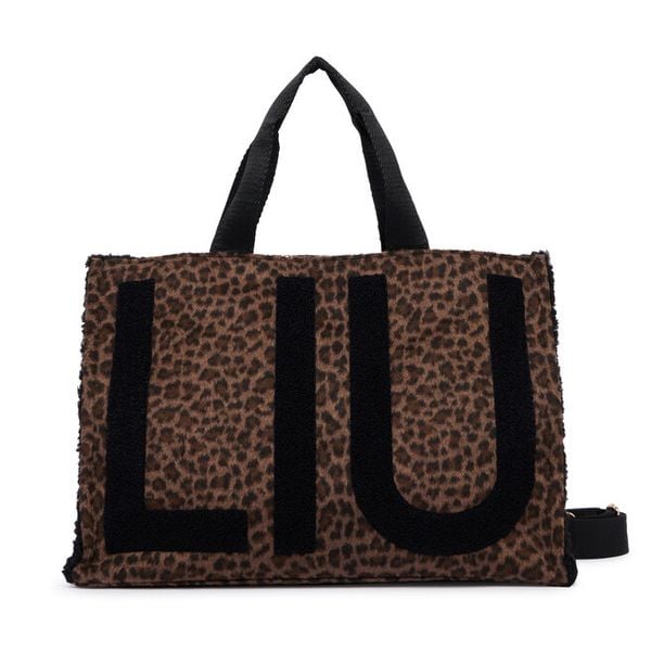 Torebka Liu Jo. Brązowe shopper bag Liu Jo, bez wzorów, bez dodatków. Za 499,99 zł.