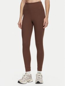 Reebok Legginsy RK25975CCW Brązowy Slim Fit. Brązowe legginsy Reebok, bez wzorów, z syntetyku. Za 189,99 zł.