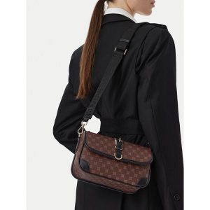 Torebka Nine West. Brązowe torebki klasyczne Nine West, bez wzorów, bez dodatków. Za 249,99 zł.