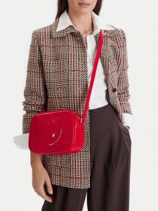 Beverly Hills Polo Club Torebka CEOWB-BHPC-L-002-09 Czerwony. Czerwone listonoszki Beverly Hills Polo Club, bez wzorów, z materiału, bez dodatków. Za 149,99 zł.