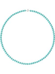 Pearline Naszyjnik perłowy w kolorze turkusowym - dł. 42 cm rozmiar: onesize. Białe naszyjniki Pearline, z perłą, srebrne. Za 173,99 zł.