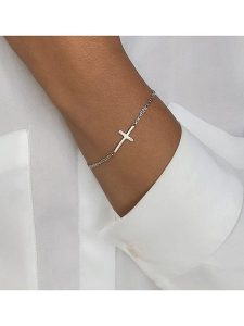 Eclat d'Argent Srebrna bransoletka z elementem ozdobnym rozmiar: onesize. Szare bransoletki Eclat d'Argent, srebrne. Za 52,99 zł.