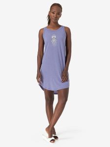 Super.natural Sukienka "Relax Octi" w kolorze błękitno-fioletowym rozmiar: M. Niebieskie sukienki super.natural, m, bez wzorów, z wełny, bez kołnierzyka, bez ramiączek, mini. Za 152,99 zł.