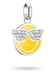 Thomas Sabo Srebrna zawieszka z cyrkoniami rozmiar: onesize. Szare zawieszki Thomas Sabo, z cyrkonią, srebrne. Za 100,45 zł.
