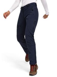 Maier Sports Zimowe spodnie softshellowe "Adakit" w kolorze granatowym rozmiar: 38. Niebieskie spodnie dresowe Maier Sports, na zimę, bez wzorów, outdoorowe. Za 366,28 zł.