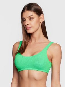 Banana Moon Góra od bikini Justin Scrunchy JAA47 Zielony. Zielone bikini Banana Moon, bez wzorów, z syntetyku. Za 179,99 zł.