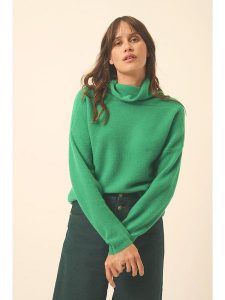 Just Cashmere Kaszmirowy golf "Blantyre" w kolorze zielonym rozmiar: S. Zielone golfy Just Cashmere, bez wzorów, z kaszmiru. Za 333,81 zł.