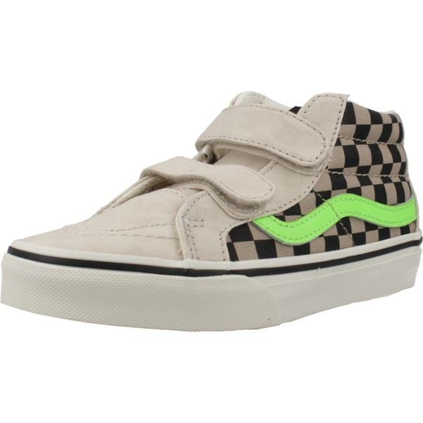 Buty VANS SK8 MID RELSSUEV GLOW Jasnobrązowy. Brązowe buty trekkingowe Vans, z tkaniny, bez zapięcia. Za 301,99 zł.
