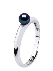 Mitzuko Srebrny pierścionek z perłą rozmiar: onesize. Szare pierścionki Mitzuko, z perłą, srebrne. Za 176,45 zł.