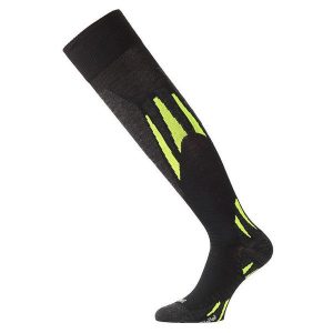 Skarpety narciarskie uniseks Lasting SWW 981 Merino 80%. Czarne skarpetki LASTING, bez wzorów, z wełny. W wyprzedaży za 129,90 zł.
