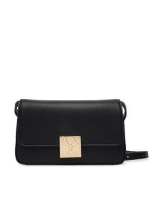 Armani Exchange Torebka XW002171 AF19895 UC001 Czarny. Czarne listonoszki Armani Exchange, bez wzorów, ze skóry, bez dodatków. Za 539,99 zł.