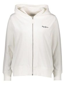Pepe Jeans Bluza w kolorze białym rozmiar: M. Białe bluzy Pepe Jeans, m, bez wzorów, z jeansu, bez kaptura. Za 188,85 zł.