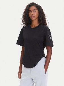 Adidas by Stella McCartney T-Shirt IN3656 Czarny Regular Fit. Czarne t-shirty adidas by Stella McCartney, l, bez wzorów, z bawełny, bez kołnierzyka, bez ramiączek. Za 278,99 zł.