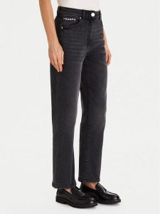 Morgan Jeansy 252-PNICE Czarny Wide Leg. Czarne jeansy Morgan, bez wzorów, z bawełny. Za 359,99 zł.
