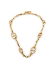 TWINSET Naszyjnik 251TA4161 Złoty. Żółte naszyjniki Twinset, metalowe. Za 419,99 zł.
